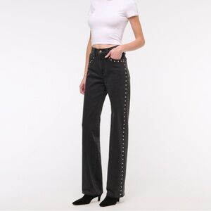 Abercrombie studded jeans